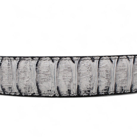 Cinturon de Piel Genuina con Estampado de Piton Jumbo y Hebilla Metálica Texas - Tanner Mark Boots