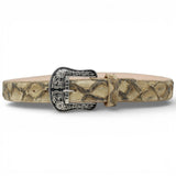 Cinturón de Pirarucu Con Hebilla Metálica Texas Arena - TMXB201327 - Tanner Mark Boots