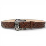 Cinturón de Pirarucu Con Hebilla Metálica Texas Cafe - TMXB201307 - Tanner Mark Boots