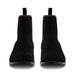 Classic Suede Chelsea Boots Black - Quincy Boots