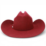 Cowboy Felt Hat 200X Sinaloa Style in Burgundy - White Diamonds Boots