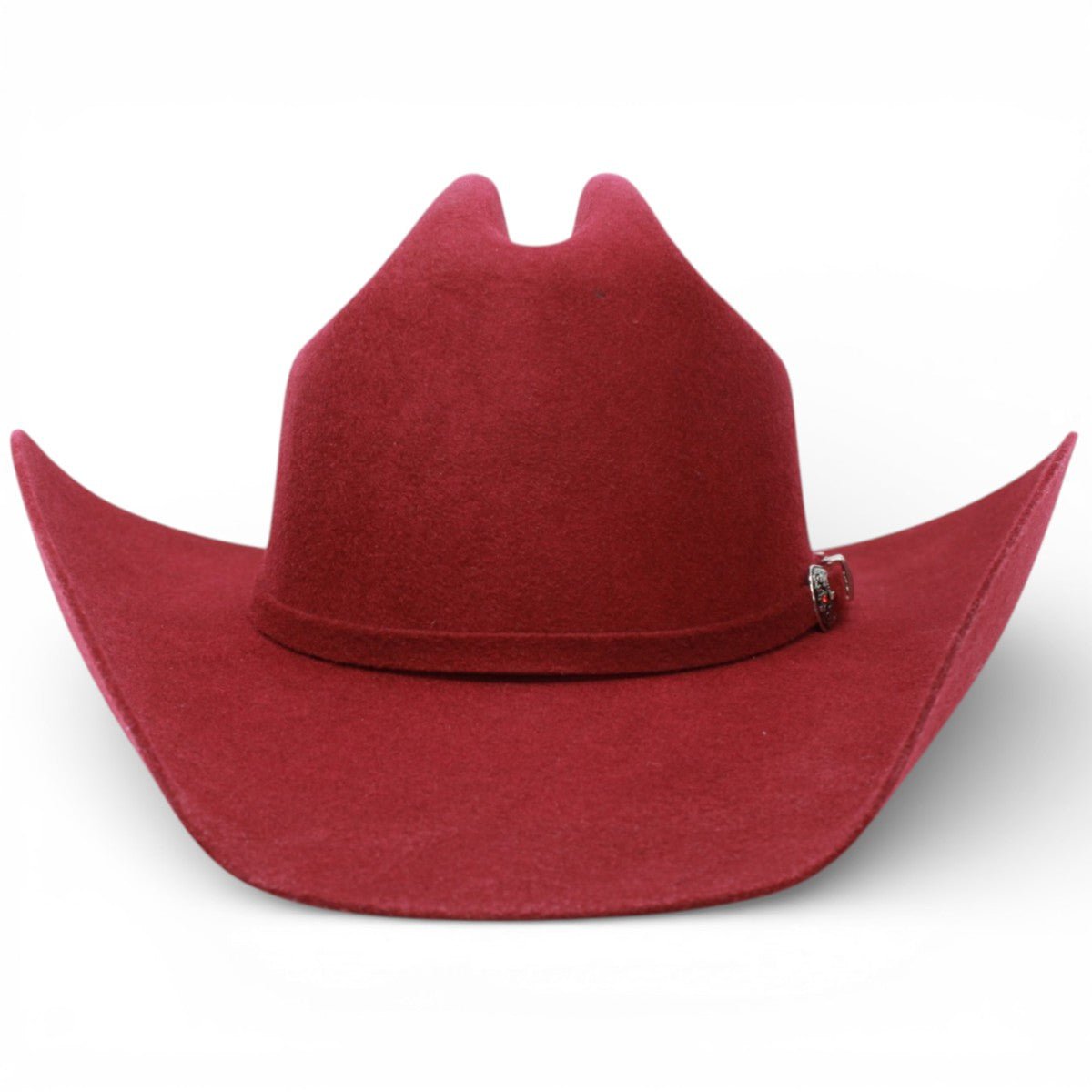 Cowboy Felt Hat 200X Sinaloa Style in Burgundy - White Diamonds Boots