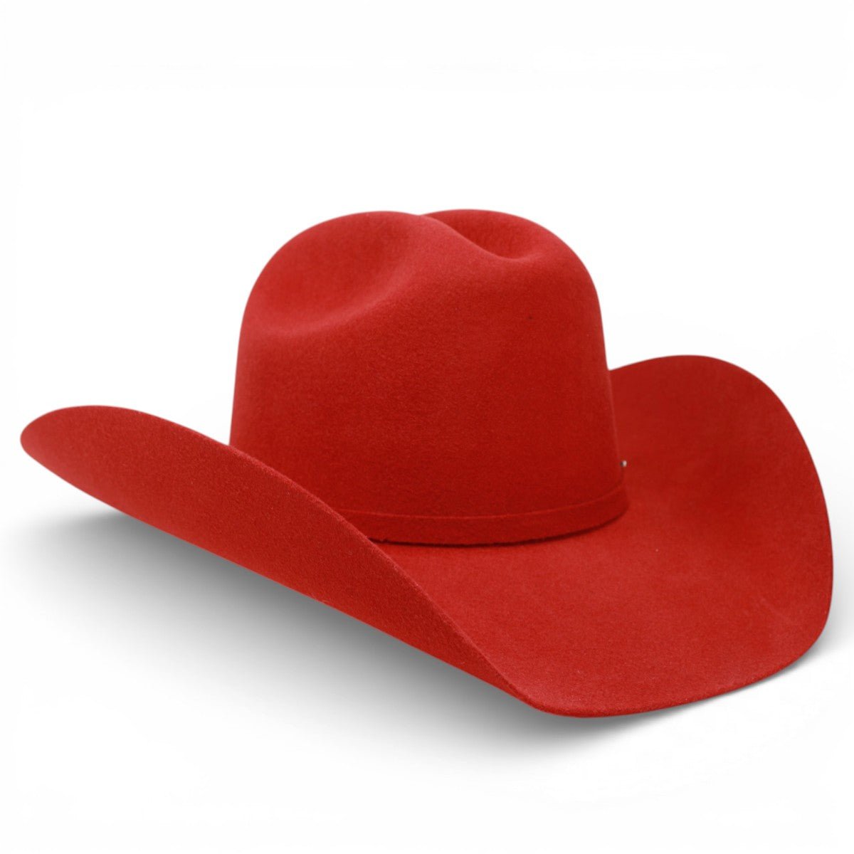 Cowboy Felt Hat 200X Sinaloa Style in Red WD - 550 - White Diamonds Boots
