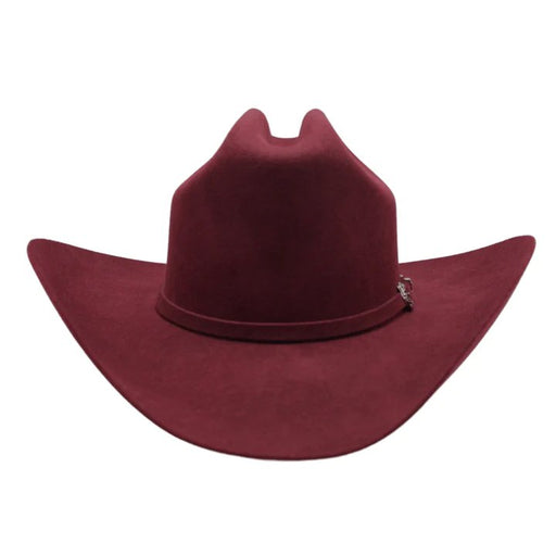Cowboy Felt Hat 50X Sinaloa Style Burgundy - Joe Boots