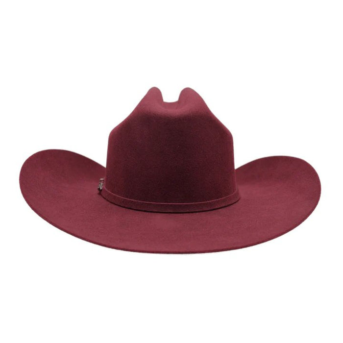 Cowboy Felt Hat 50X Sinaloa Style Burgundy - Joe Boots