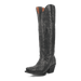 Dan Post Women's Hallie Snip Toe Leather Tall Boots - Black - Dan Post Boots