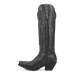 Dan Post Women's Hallie Snip Toe Leather Tall Boots - Black - Dan Post Boots