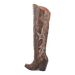 Dan Post Women's Jilted Snip Toe Leather Tall Boots - Brown - Dan Post Boots