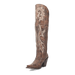 Dan Post Women's Jilted Snip Toe Leather Tall Boots - Brown - Dan Post Boots