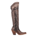 Dan Post Women's Kommotion Snip Toe Leather Tall Boots - Chocolate - Dan Post Boots