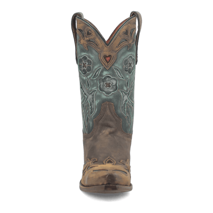 Dan Post Women's Vintage Bluebird Snip Toe Leather Boots - Chocolate - Dan Post Boots