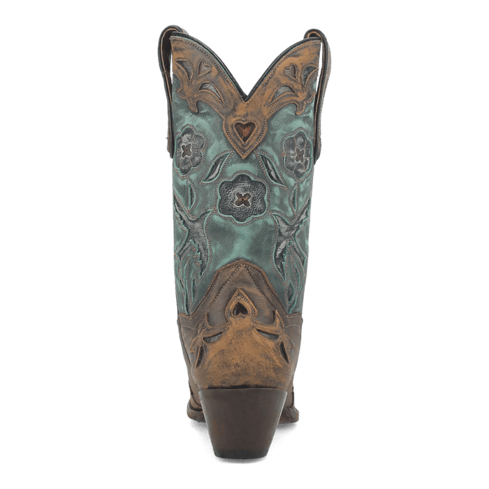 Dan Post Women's Vintage Bluebird Snip Toe Leather Boots - Chocolate - Dan Post Boots