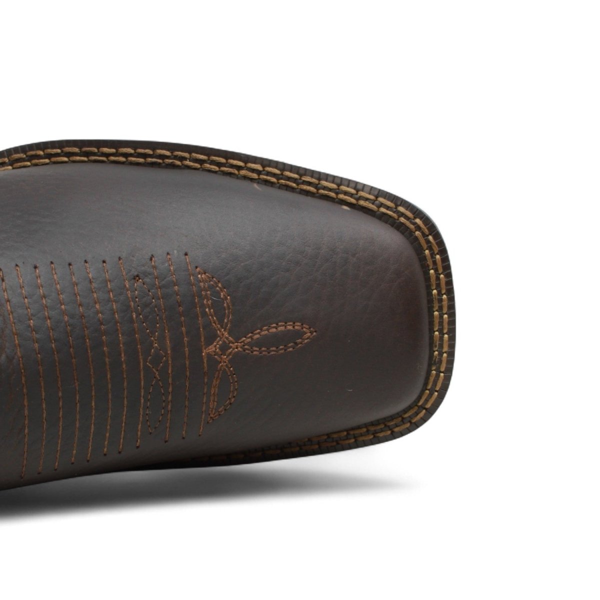 El Besserro Men's Square Toe Leather Ankle Boots Brown - Hooch