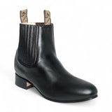 El Canelo - Charro Ankle Boot - Atlas Black 232 - Diana Zapateria Inc