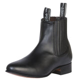El Canelo - Charro Ankle Boot - Atlas Black 232 - Diana Zapateria Inc