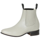 El Canelo - Charro Ankle Boot - Oyster 233 - Diana Zapateria Inc