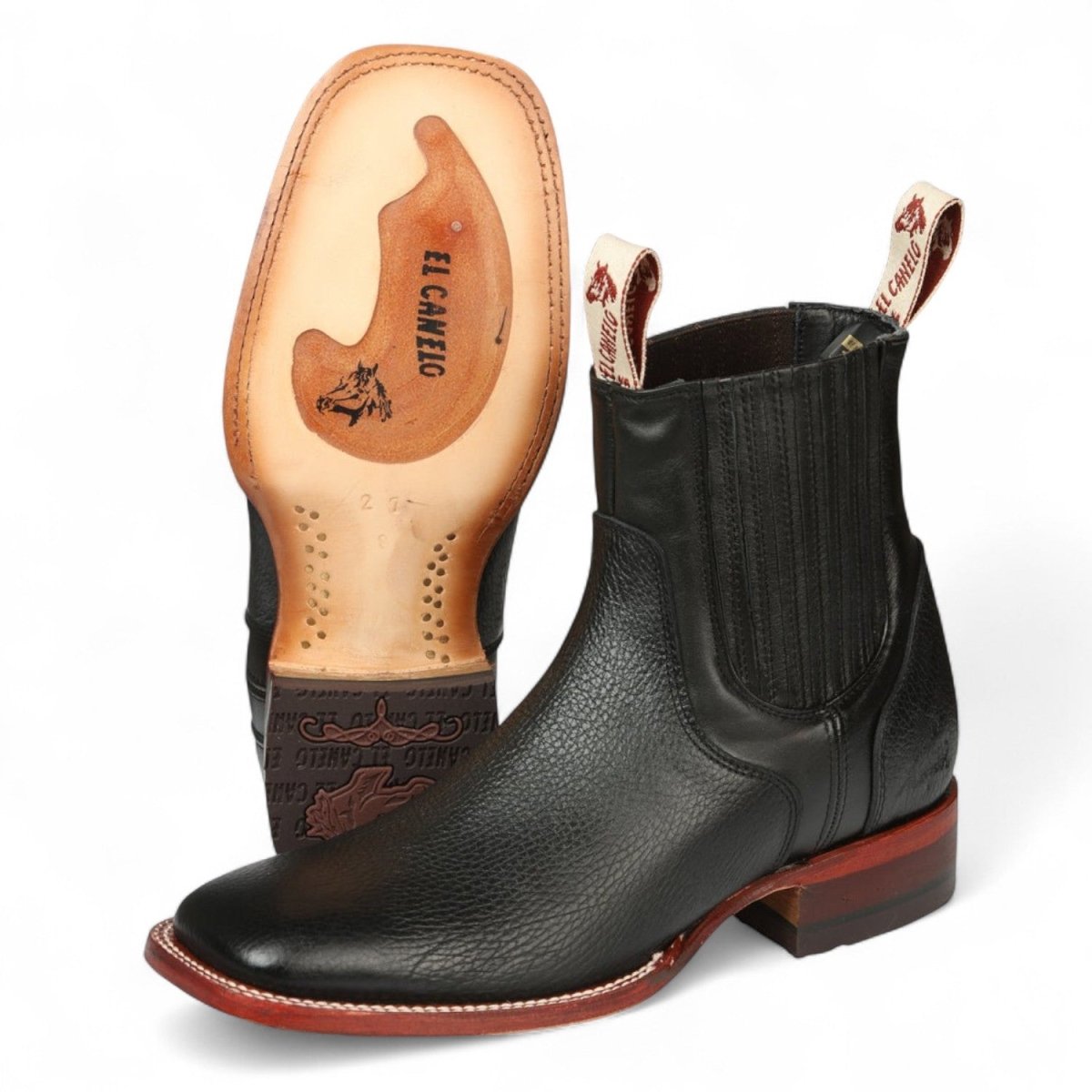 El Canelo Men’s Ankle Boots - Caisson Black 45211 - Diana Zapateria Inc