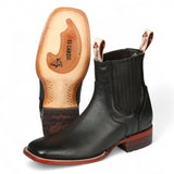 El Canelo Men’s Ankle Boots - Caisson Black 45211 - Diana Zapateria Inc