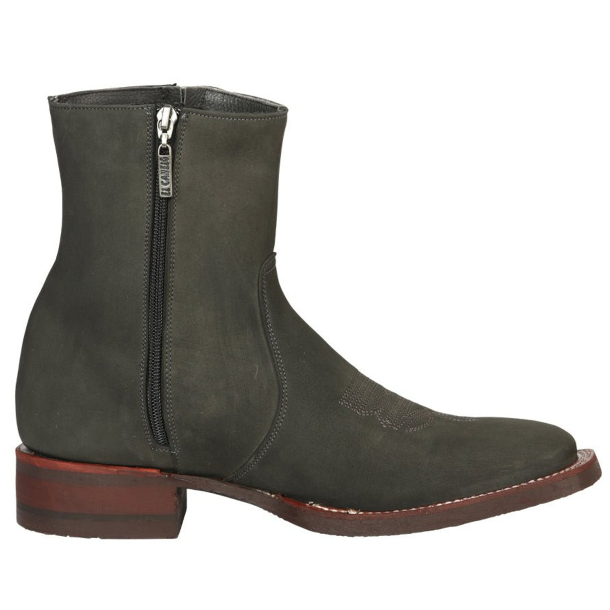 El Canelo Men’s Grey Ankle Boots - Nobuck Gray 45213 - Diana Zapateria Inc