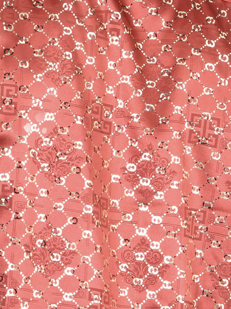 El General Burgundy/Gold Casual Long - Sleeve Shirt 44546 - Diana Zapateria Inc