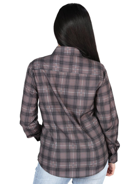 El General - Casual Long - Sleeve Shirt - Moka/Olive 44729 - Diana Zapateria Inc