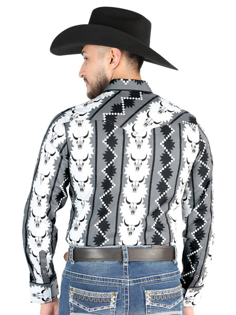 El General - Casual Long Sleeve Shirt - Negro 44491 - Diana Zapateria Inc