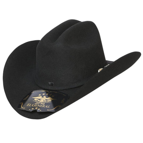 El General Felt Western Hat 50x Black 121933 - Diana Zapateria Inc