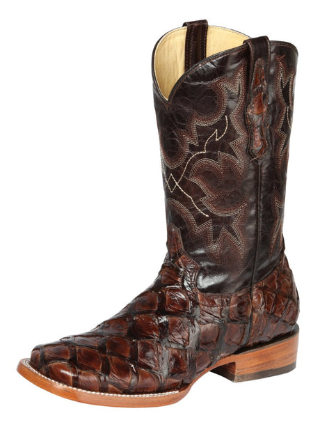 El General Rodeo Boot Monster Fish Brown 44116 - Diana Zapateria Inc