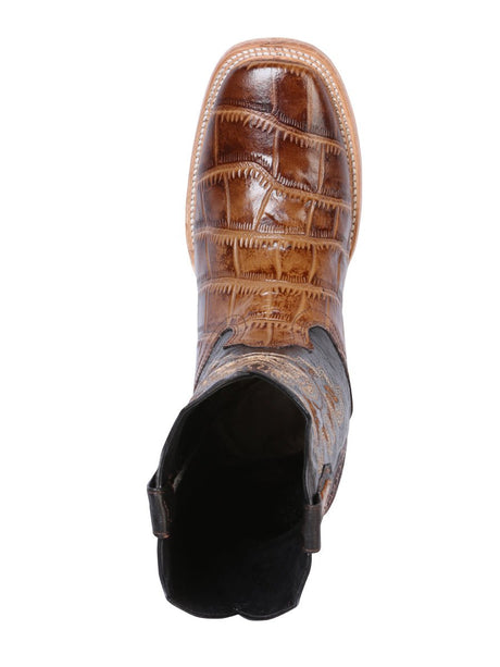El General Rodeo Boot - Printed Caiman Light Brown 41794 - Diana Zapateria Inc