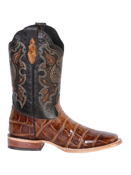 El General Rodeo Boot - Printed Caiman Light Brown 41794 - Diana Zapateria Inc
