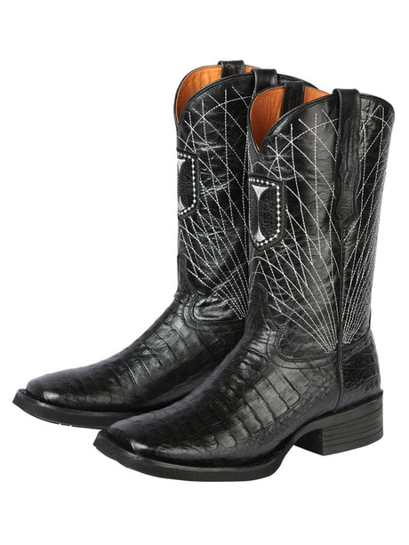 El General Rodeo - Printed Alligator leather boots - Black 44671 - Diana Zapateria Inc