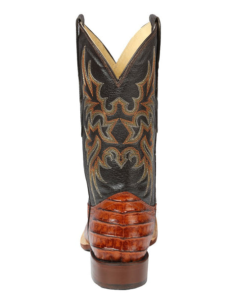 El General Rodeo - Printed Alligator leather boots - Cogñac 44939 - Diana Zapateria Inc