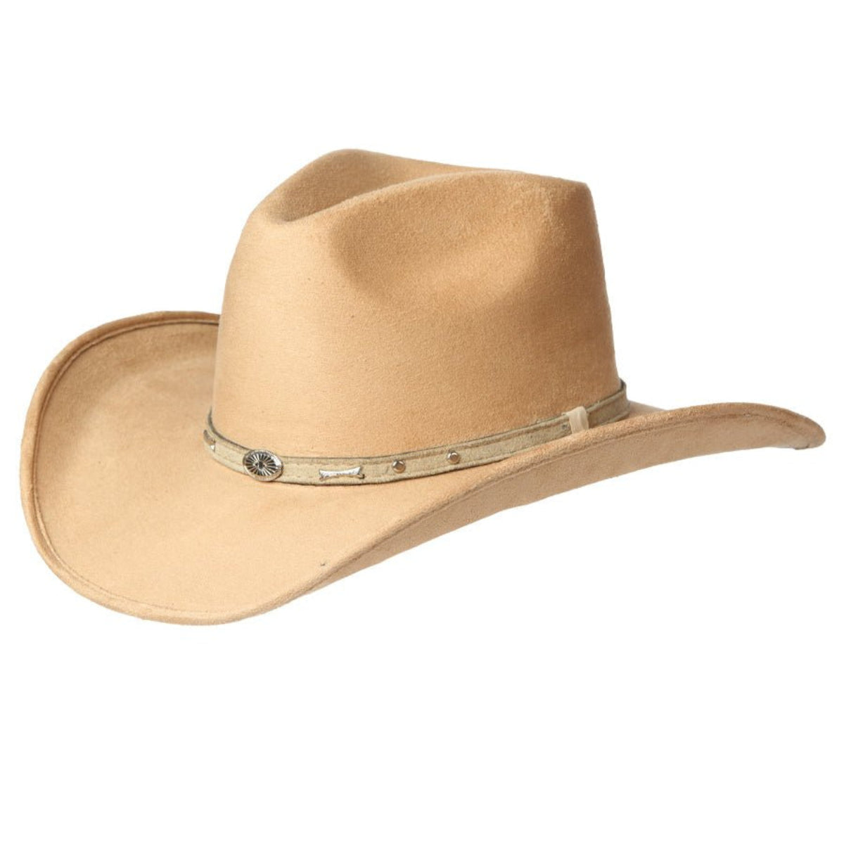 The General Suede Western Hat Camel 44251