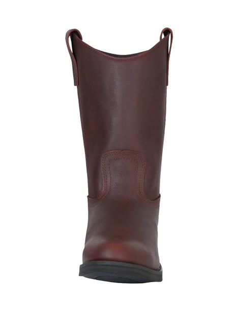 Establo Men's Work Boot - Leather Grasso - Shedron 316 - Diana Zapateria Inc