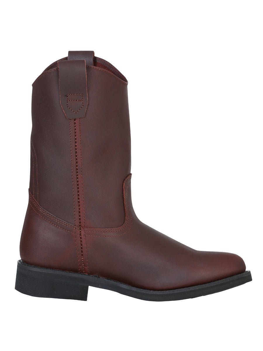 Establo Men's Work Boot - Leather Grasso - Shedron 316 - Diana Zapateria Inc