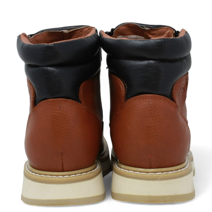 Forza Square Toe Work Boots with Double Zipper - Tanner Mark Boots