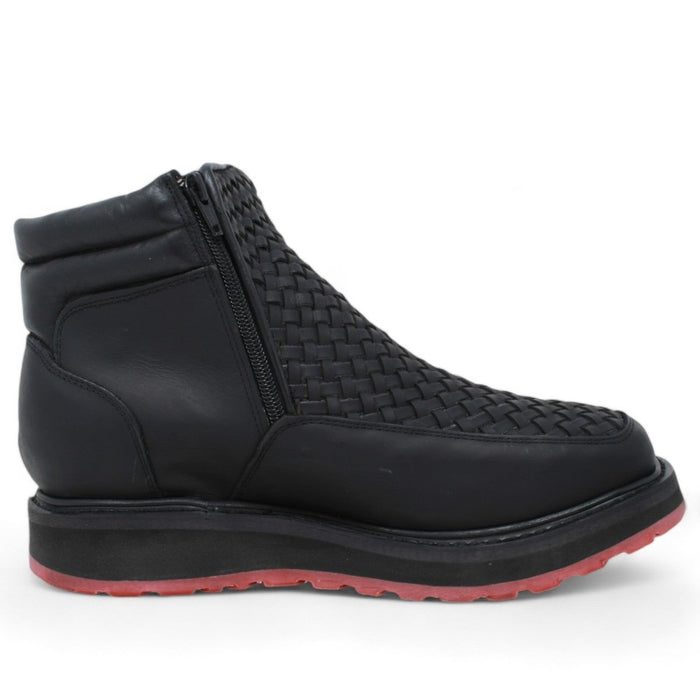 Forza Square Toe Work Boots with Double Zipper - Tanner Mark Boots