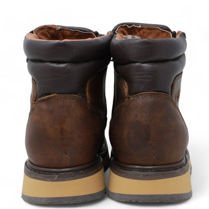 Forza Square Toe Work Boots with Double Zipper - Tanner Mark Boots