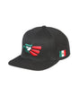 Gorra Aguila Mexico Tela Negro / Tricolor 44376 - El General - Diana Zapateria Inc
