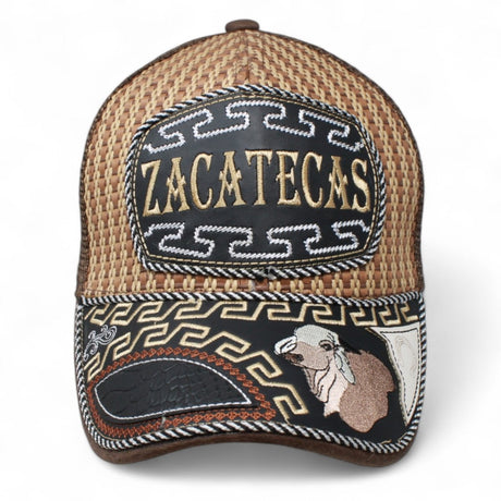 Gorra Artesanal con Bordado de los Estados de Mexico - La Carreta
