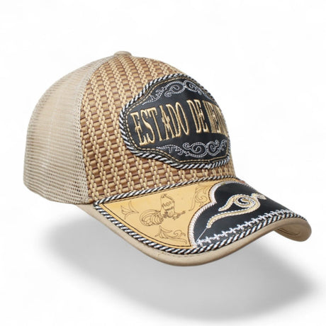 Gorra Artesanal con Bordado de los Estados de Mexico - La Carreta