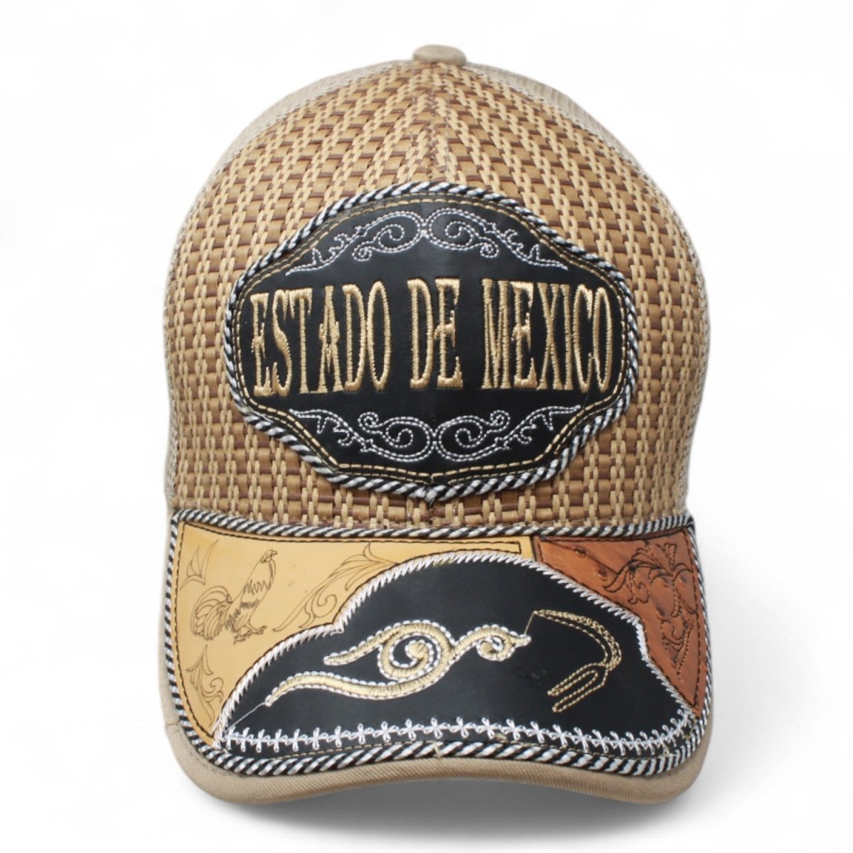 Gorra Artesanal con Bordado de los Estados de Mexico - La Carreta