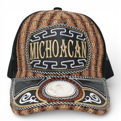 Gorra Artesanal con Bordado de los Estados de Mexico - La Carreta