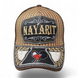 Gorra Artesanal con Bordado de los Estados de Mexico - La Carreta