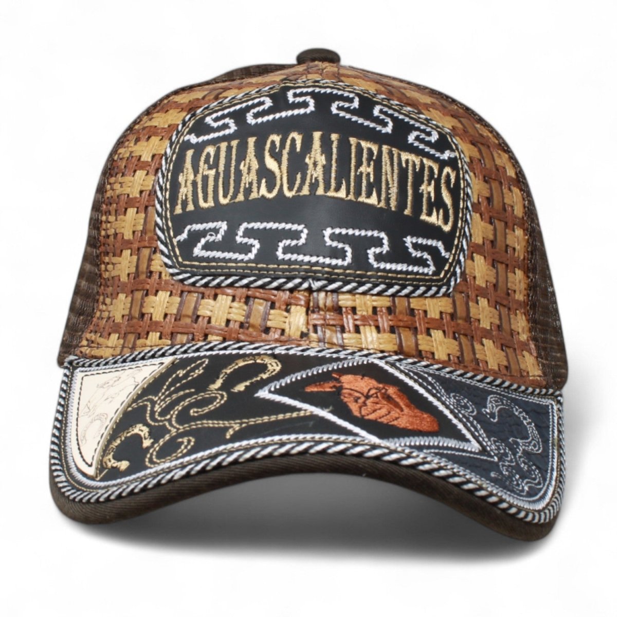 Artesanl Hat Cap Mexico Hat Artisanal Mesh Snap Back Mexico Gorra  main image 2