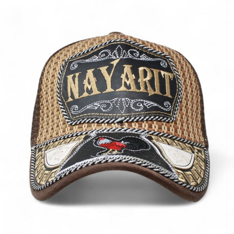 Gorra Artesanal con Bordado de los Estados de Mexico - La Carreta