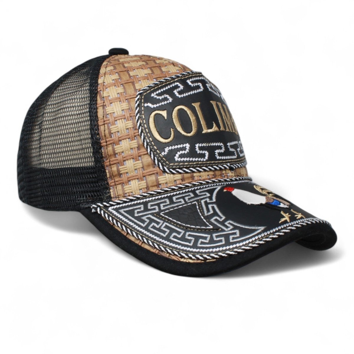 Gorra Artesanal con Bordado de los Estados de Mexico - La Carreta