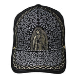 Gorra Tradicional Charra con Bordado de la Virgen de Guadalupe IMP - 71051 - ImporMexico