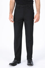 Heath Mens Poly - Stretch Boot - Cut Western Suit Pants - Platini Fashion