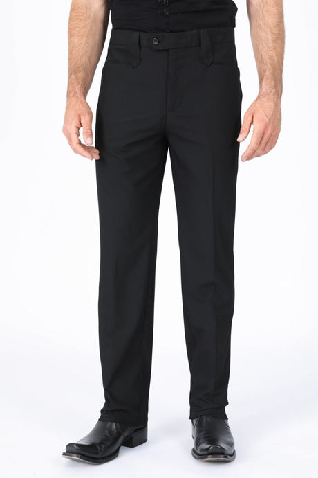 Heath Mens Poly - Stretch Boot - Cut Western Suit Pants - Platini Fashion